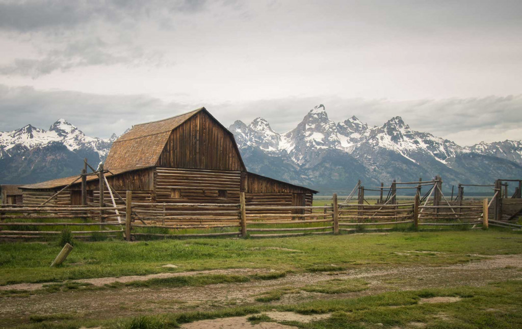 Moulton Barn Irrigation Stock Photos