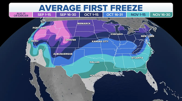 Find the First and Last Frost Dates in Your Area by ZIP Code